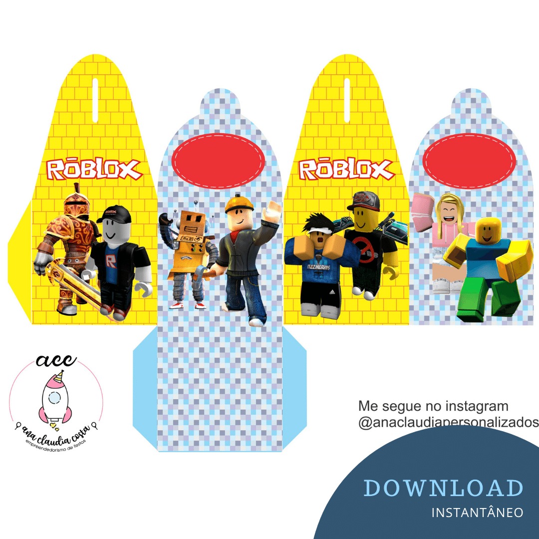 Fundo Caixa Joystick Roblox - Fazendo a Nossa Festa