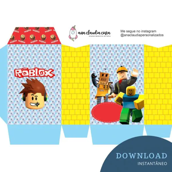 Tag Digital Roblox Personalizadp