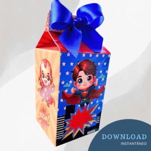 Caixa Milk Super Heros